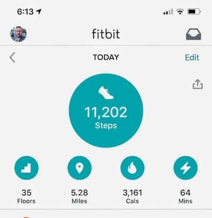 FitBit Status for 02/23/2020