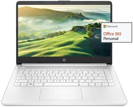 2022 Newest HP 14" HD Laptop Light-Weight, AMD 3020e(Up to 2.6GHz), 8GB RAM, 128GB SSD + 64GB eMMC, 1 Year Office 365, WiFi, Bluetooth 5, USB Type-A&C, HDMI, Webcam w/Ghost Manta Accessories