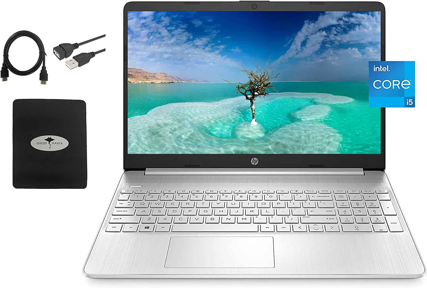 2021 Newest HP 15.6 FHD IPS Flagship Laptop, 11th Gen Intel 4-Core i5-1135G7(Up to 4.2GHz, Beat i7-1060G7), 16GB RAM, 256GB PCIe SSD, Iris Xe Graphics, Bluetooth, WiFi, Win11,w/GM Accessories