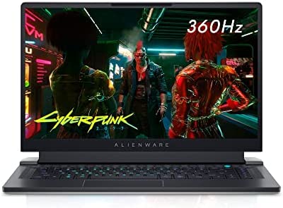 Alienware x15 R1 VR Ready Gaming Laptop – 15.6 inch FHD 360Hz Display, Intel Core i7-11800H, 16GB DDR4 RAM, 1TB SSD, HDMI, WiFi, NVIDIA GeForce RTX 3070 8GB GDDR6, Windows 11 Home – White