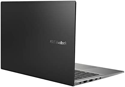 ASUS VivoBook S14 S433 Thin and Light Laptop, 14” FHD Display, Intel Core i5-1135G7 CPU, 8GB DDR4 RAM, 512GB SSD, Thunderbolt 3, Wi-Fi 6, Windows 10, AI Noise-Cancellation, Indie Black, S433EA-DH51