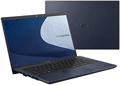 ASUS ExpertBook B1 Business Laptop, 14” FHD, Intel Core i5-1135G7, 512GB SSD, 8GB RAM, Military Grade Durable, AI Noise Cancelling, Webcam Privacy Shield, Win 10 Pro, Star Black, B1400CEA-XH54