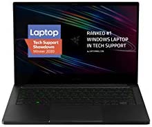 Razer Blade Stealth 13 Ultrabook Gaming Laptop: Intel Quad Core i7-1065G7, NVIDIA GeForce GTX 1650 Ti Max-Q, 13.3" 4K Touch, 16GB RAM, 512GB SSD, CNC Aluminum, Chroma RGB, Thunderbolt 3, Creator Ready