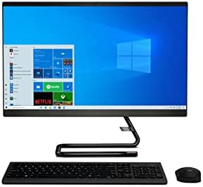 Lenovo IdeaCentre AIO 3i 24″ All-in-One Computer, Intel Core i5-10400T, FHD Display, 16GB RAM, 1TB HDD, 256GB SSD, DVD RW Drive, Windows 10