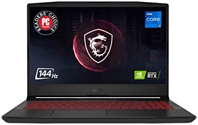 MSI Pulse GL66 Gaming Laptop: 15.6" 144Hz FHD 1080p Display, Intel Core i7-11800H, NVIDIA GeForce RTX 3070, 16GB, 512GB SSD, Win10, Black (11UGK-001)