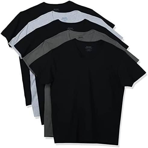 Gildan Men’s V-Neck T-Shirts, Multipack