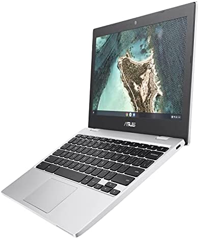 ASUS Chromebook CX1, 11.6″ HD NanoEdge Display, Intel Celeron N3350 Processor, 32GB eMMC,  4GB RAM, Chrome OS, Transparent Silver, CX1100CNA-AS42