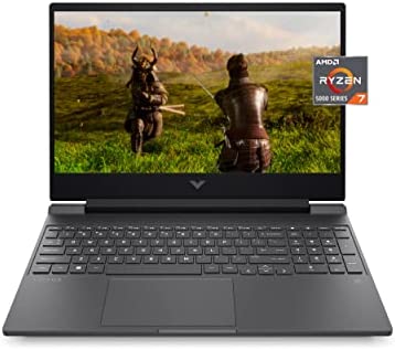 HP Victus 15.6″ Gaming Laptop PC, NVIDIA GeForce RTX 3050 Ti, AMD Ryzen 7 5800H, Refined 1080p IPS Display, Compact Design, All-in-One Keyboard with Enlarged Touchpad, HD Webcam (15-fb0028nr, 2022)