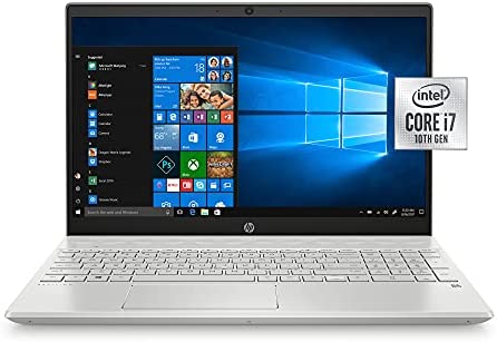 HP 15-cs3019nr Pavilion 15.6-Inch Laptop, Intel Core i7 (Mineral Silver)