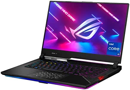 ASUS ROG Strix Scar 15 (2022) Gaming Laptop, 15.6” 300Hz IPS FHD Display, NVIDIA GeForce RTX 3070 Ti,Intel Core i9 12900H, 16GB DDR5, 1TB SSD, Per-Key RGB Keyboard, Windows 11 Home, G533ZW-AS94