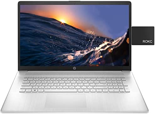 HP Laptops for College Student & Business, 17 inch Laptop FHD Screen Computer, 2022 Newest Updated, 11th Gen Intel Core i5-1135G7, 16GB RAM, 1TB SSD, Fast Charge, HDMI, Webcam, Windows 11, ROKC MP