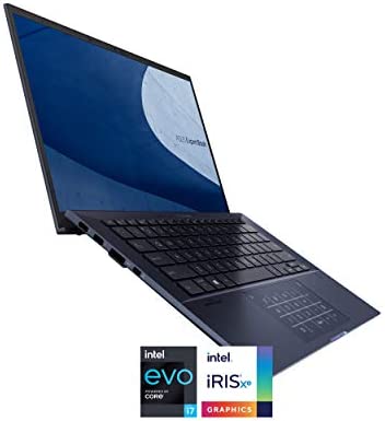 ASUS ExpertBook B9 Thin & Light Business Laptop, 14” FHD Display, Intel Core i7-1165G7 CPU, 2TB SSD, 32GB LPDDRX RAM, Windows 10 Pro, Up to 17 Hrs Battery Life, B9450CEA-XH77