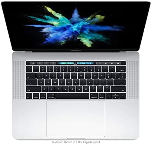 Mid 2017 Apple MacBook Pro Touch Bar with 2.9 GHz Quad Core i7 (15 inches, 16GB RAM, 1TB SSD) Silver (Renewed)