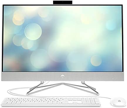 HP All-in-One 27″ Desktop Computer, 11th Generation Intel Core i5-1135G7 Processor, Intel Iris Xe Graphics, 8 GB RAM, 512 GB SSD, Windows 11 Home (27-dp1370, Natural Silver)