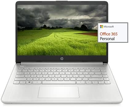 HP 2021 Newest 14in HD Laptop Light-Weight, AMD Athlon 3050U(Up to 3.2GHz), 8GB RAM, 128GB SSD + 64GB eMMC, 1 yr Office365, WiFi, Bluetooth 5, USB-A&C, HDMI, Webcam, Win10S,w/Ghost Manta Accessories