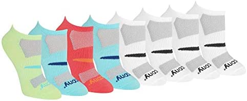 Saucony Women’s Performance Super Lite No-show Athletic Running Socks Multipack