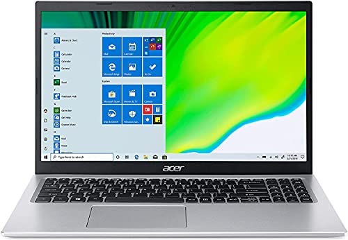 2022 Acer Aspire 5 A515 15.6″ FHD Slim Laptop 11th Gen Intel 2-Core i3-1115G4 8GB RAM 512GB NVMe SSD Intel UHD Graphics WiFi AX BT RJ45 HDMI Webcam USB-C Amazon Alexa Windows 10 Pro w/ RE 32GB USB