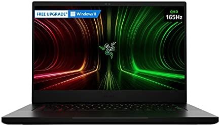 Razer Blade 14 Gaming Laptop: AMD Ryzen 9 5900HX 8 Core, NVIDIA GeForce RTX 3080, 14" QHD 165Hz, 16GB RAM, 1TB SSD - CNC Aluminum - Chroma RGB - THX Spatial Audio - Vapor Chamber Cooling