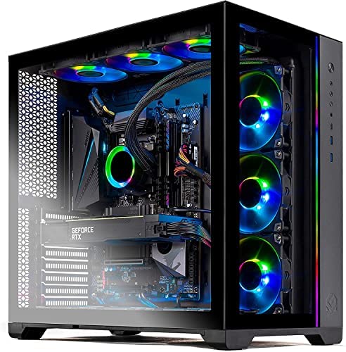 Skytech Prism II Gaming PC Desktop – AMD Ryzen 9 5900X 3.7 GHz, RTX 3090 24G GDDR6X, 1TB NVME SSD, 16G DDR4 3200, 1000W Gold PSU, 360mm AIO, AC Wi-Fi, Windows 10 Home 64-bit