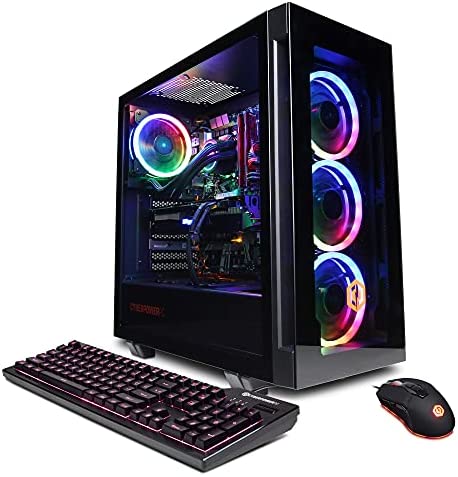 CYBERPOWERPC Gamer Xtreme VR Gaming PC, Intel i7-11700KF 3.6GHz, GeForce RTX 3070 Ti 8GB, 16GB DDR4, 1TB NVMe SSD, 1TB HDD, Wi-Fi Ready & Windows 10 Home (GXiVR8080A24)