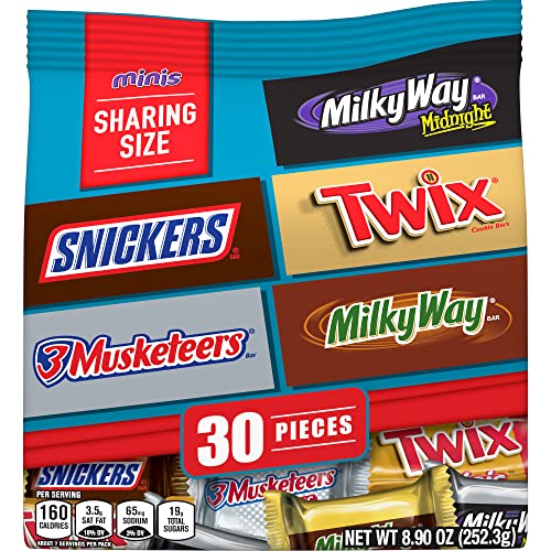 Mars Chocolate Favorites Minis Size Candy Bars, Assorted Variety Mix, 8.9 Ounce