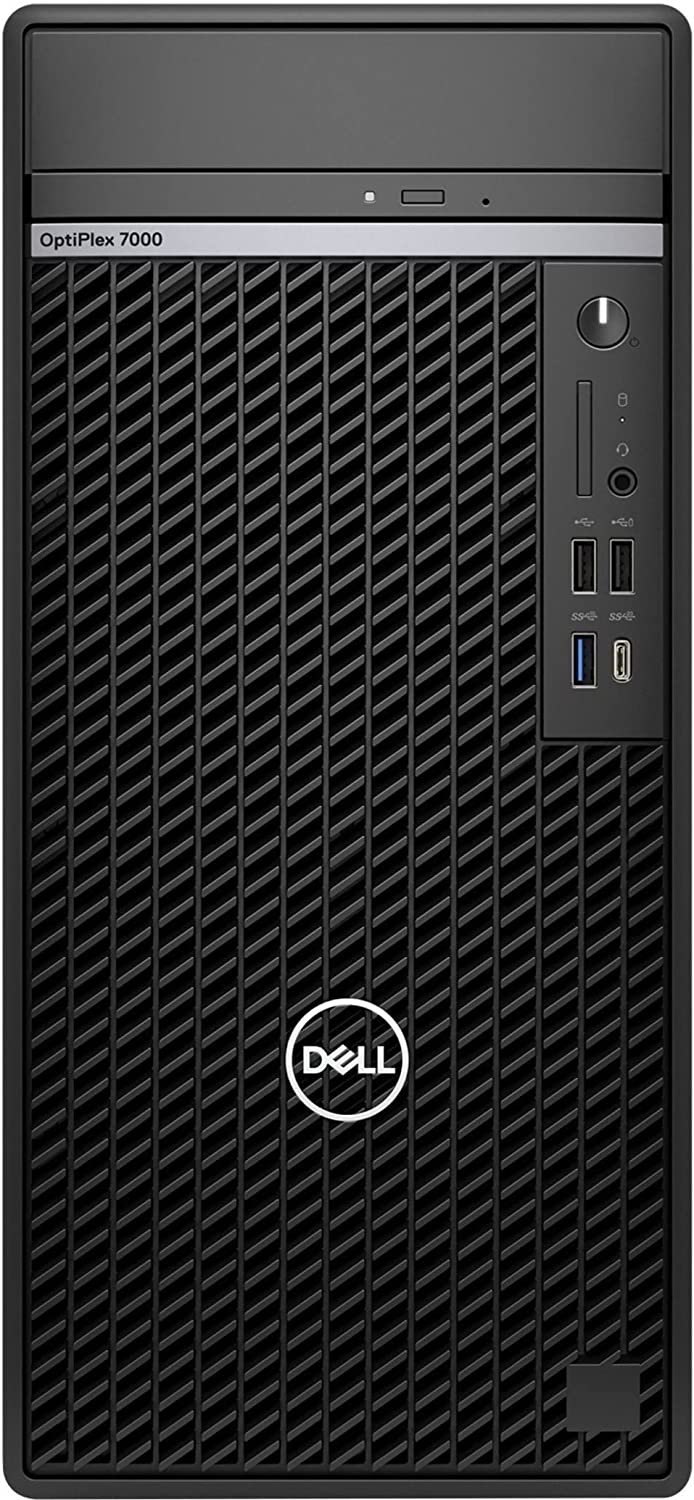 Dell OptiPlex 7000 Desktop Computer - Intel Core i7 12th Gen i7-12700 Dodeca-core (12 Core) 2.10 GHz - 16 GB RAM DDR5 SDRAM - 256 GB M.2 PCI Express NVMe 3.0 x4 SSD - Tower - Black