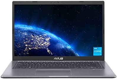 ASUS VivoBook 14 Laptop Computer, 14″  IPS FHD Display, Intel Core i3-1115G4 Processor, 4GB DDR4, 128GB PCIe SSD, Fingerprint Reader, Windows 11 Home in S Mode, Slate Grey, F415EA-AS31