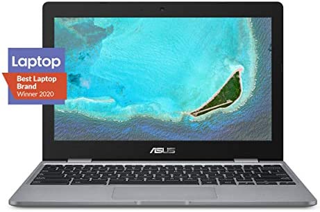 ASUS Chromebook C223 11.6″ HD Chromebook Laptop, Intel Dual-Core Celeron N3350 Processor (up to 2.4GHz), 4GB RAM, 32GB eMMC Storage, Premium Design, Grey, C223NA-DH02